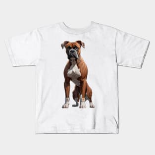 Boxer Dog Kids T-Shirt